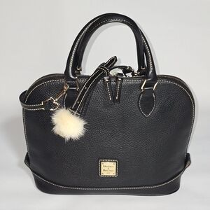 DOONEY & BOURKE Pebble Grain Zip Zip Satchel